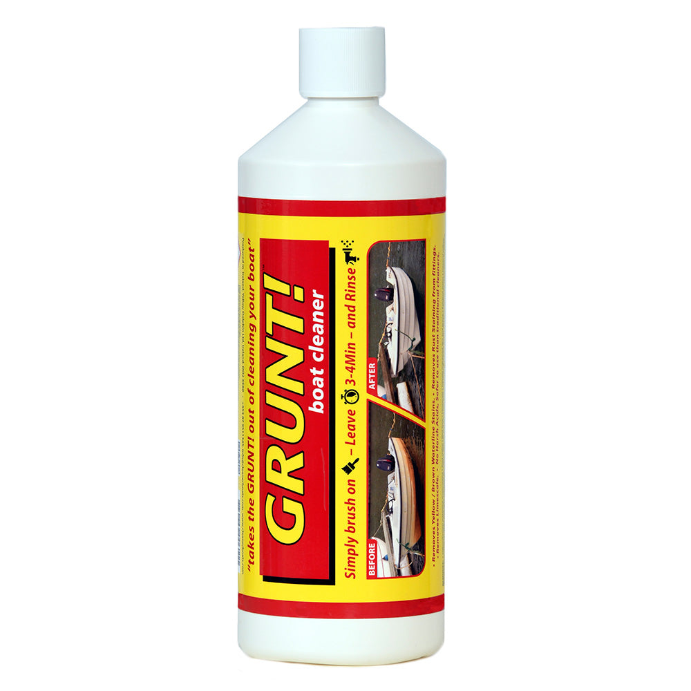 GRUNT! 32oz Boat Cleaner - Removes Waterline Rust Stains - Deckhand Marine Supply