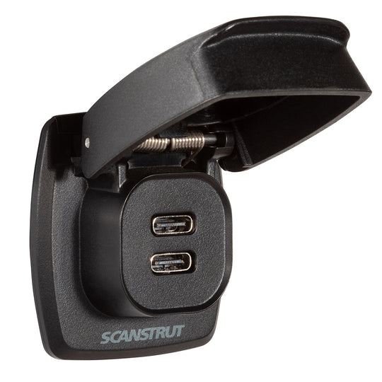 Scanstrut Flip Pro Max - Dual USB-C Charge Socket - Deckhand Marine Supply