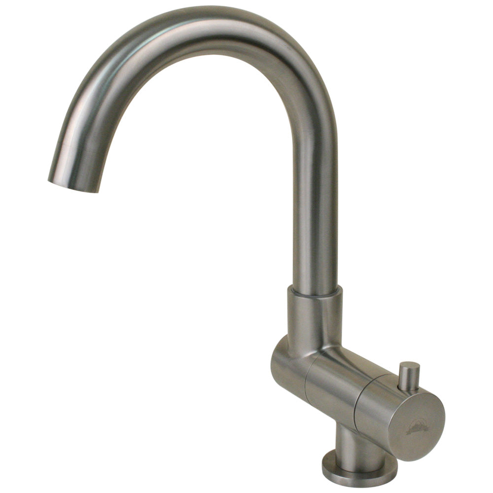 Scandvik Nordic Folding Stainless Steel J-Spout Tap - Deckhand Marine Supply