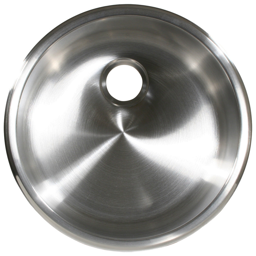 Scandvik SS Cylindrical Sink - (11-5/8" x 5") - Brushed Finish - Deckhand Marine Supply