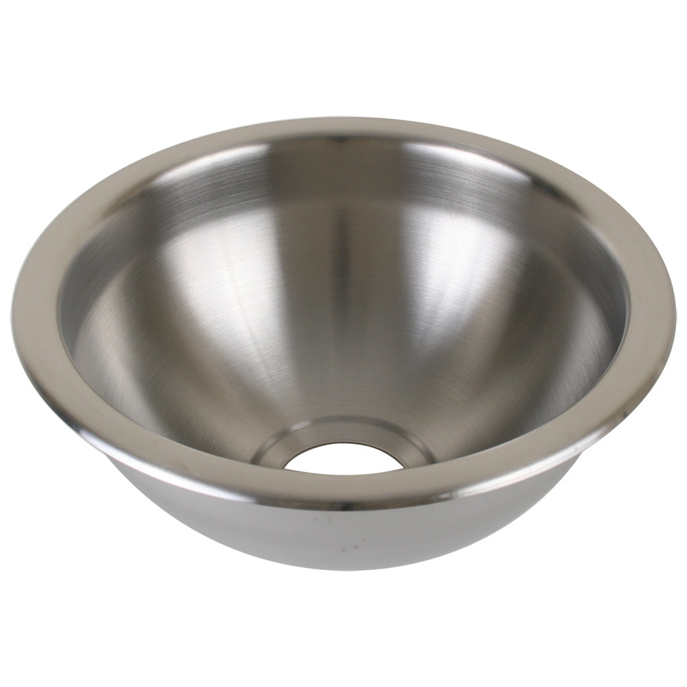 Scandvik SS Sink Basin - 9" x 4" - Brushed Finish - Deckhand Marine Supply