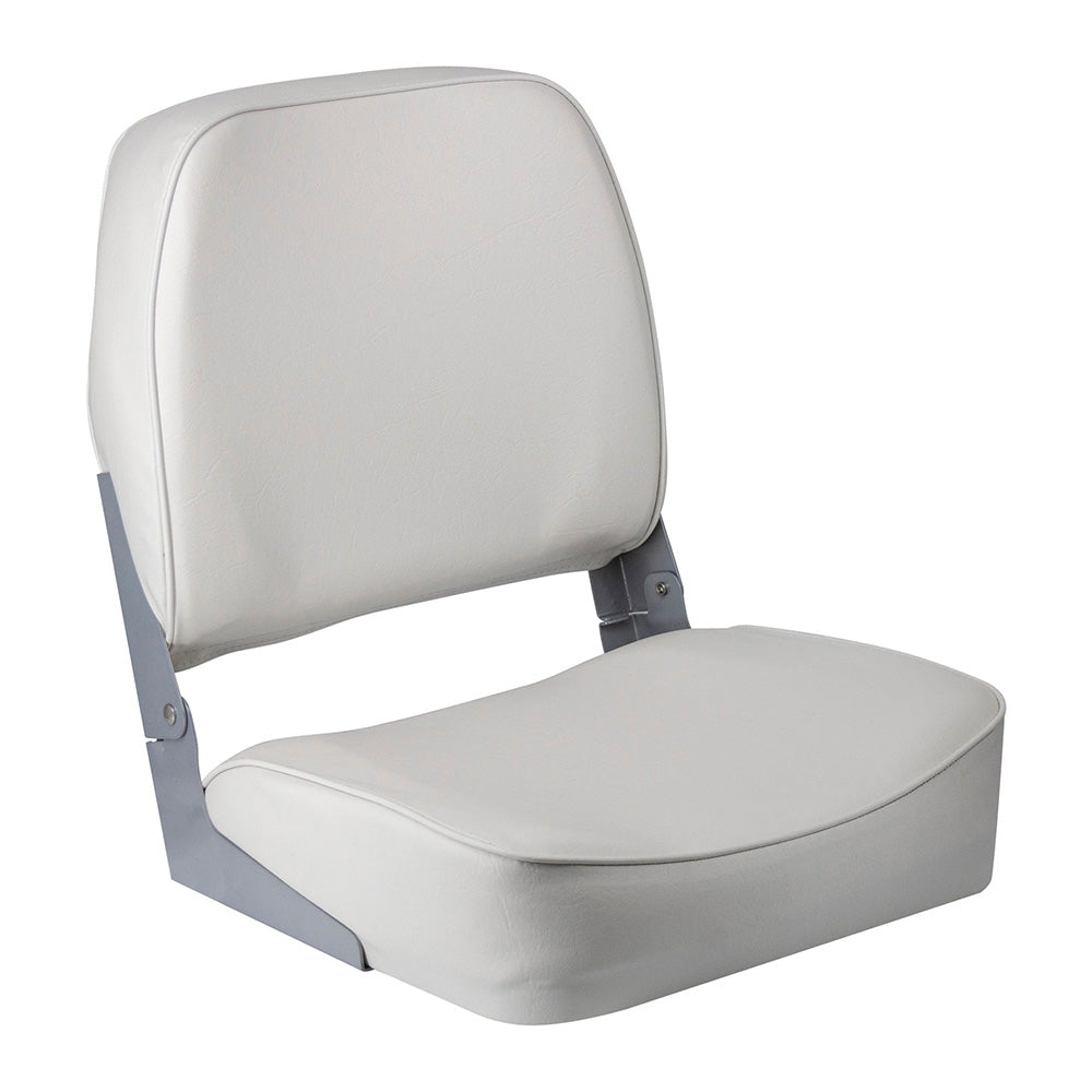 Wise Super Value Low-Back Fishing Seat - White - Deckhand Marine Supply