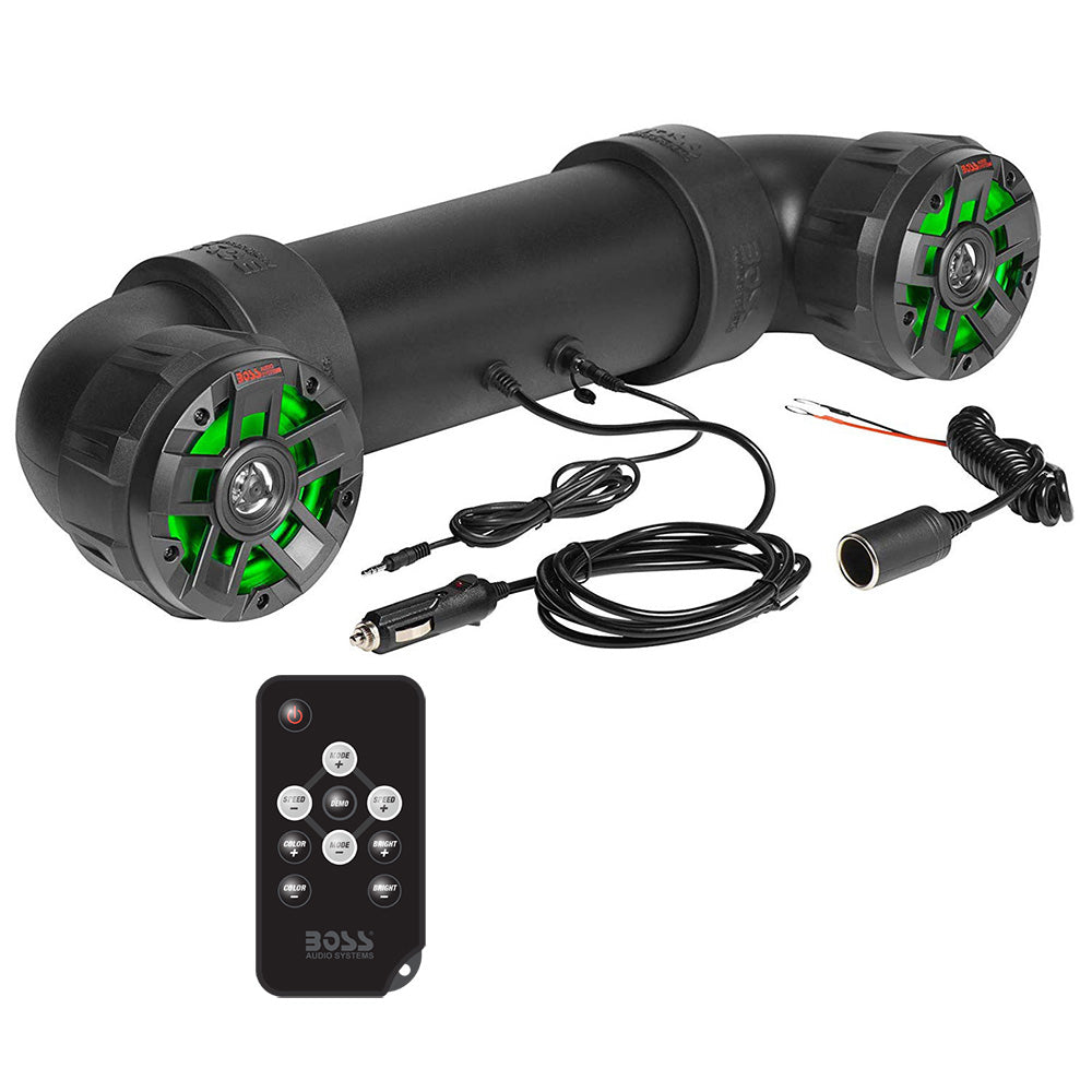 Boss Audio UTV4BRGB Amplified All-Terrain Sound System w/4" Marine Speakers 1" Black Tweeters - Deckhand Marine Supply