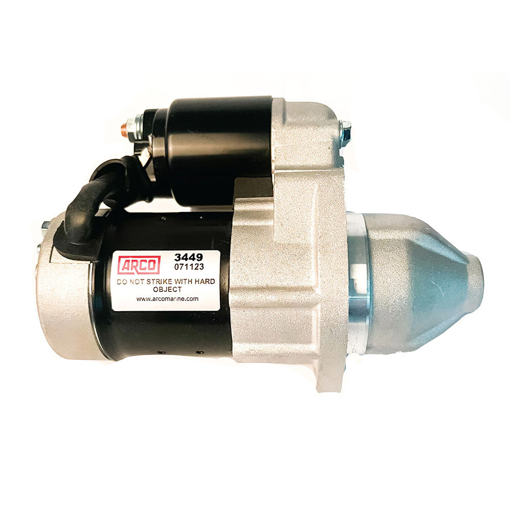 ARCO Marine Original Equipment Quality Replacement Suzuki OMC Outboard Starter - 2005-2018 Models - Deckhand Marine Supply