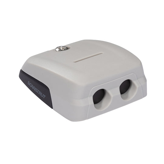 Scanstrut Horizontal Double-Entry Cable Seal - Grey - Multiple Cable Combinations - Deckhand Marine Supply