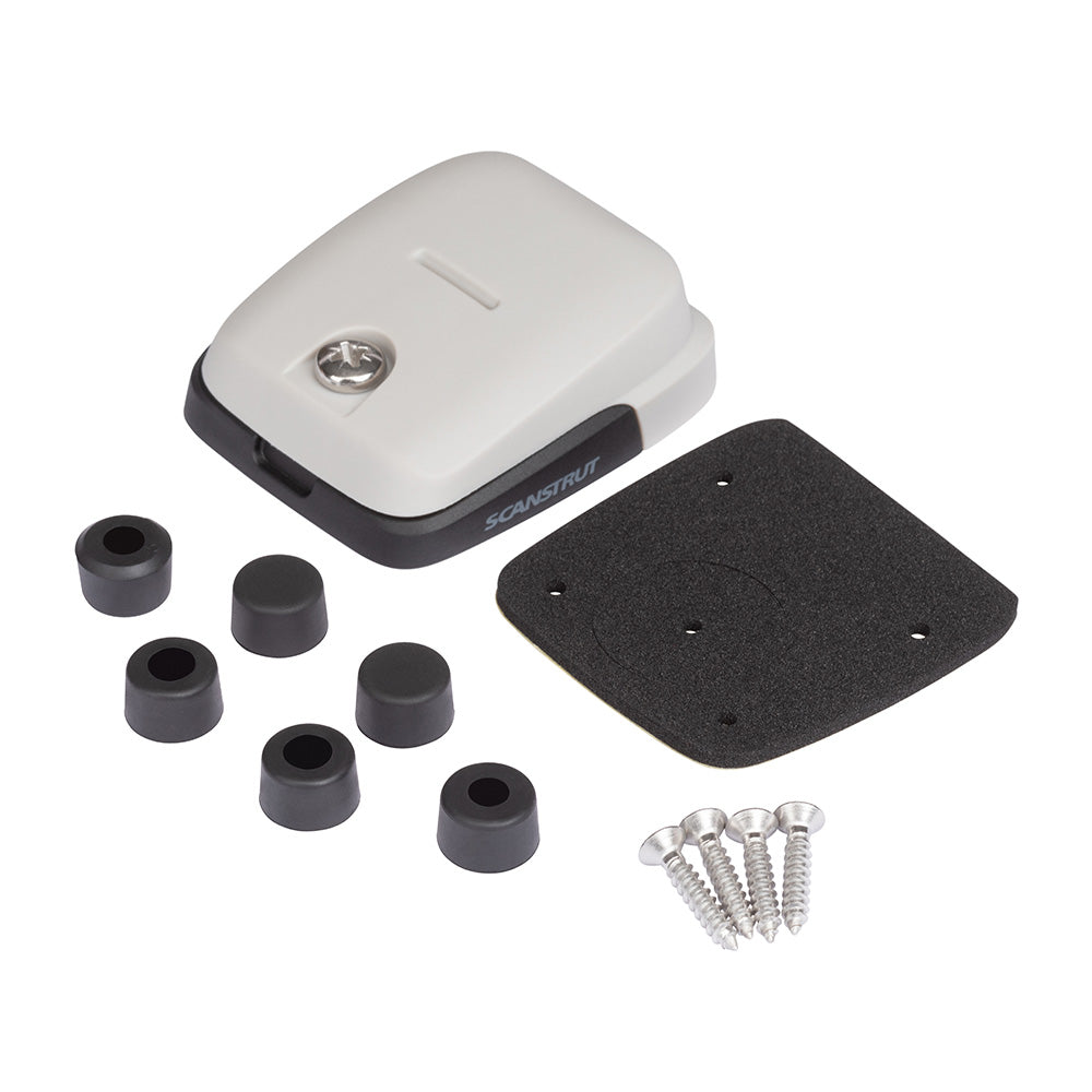 Scanstrut Horizontal Double-Entry Cable Seal - Grey - Deckhand Marine Supply