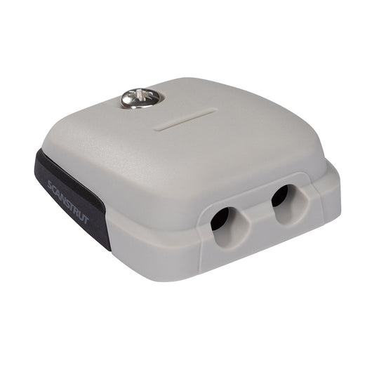 Scanstrut Horizontal Double-Entry Cable Seal - Grey - Deckhand Marine Supply