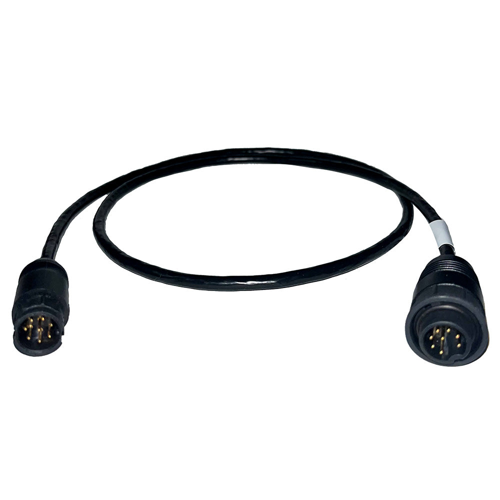 Echonautics 1M Adapter Cable w/Male 8-Pin Black Box Connector f/Echonautics 300W, 600W 1kW Transducers - Deckhand Marine Supply