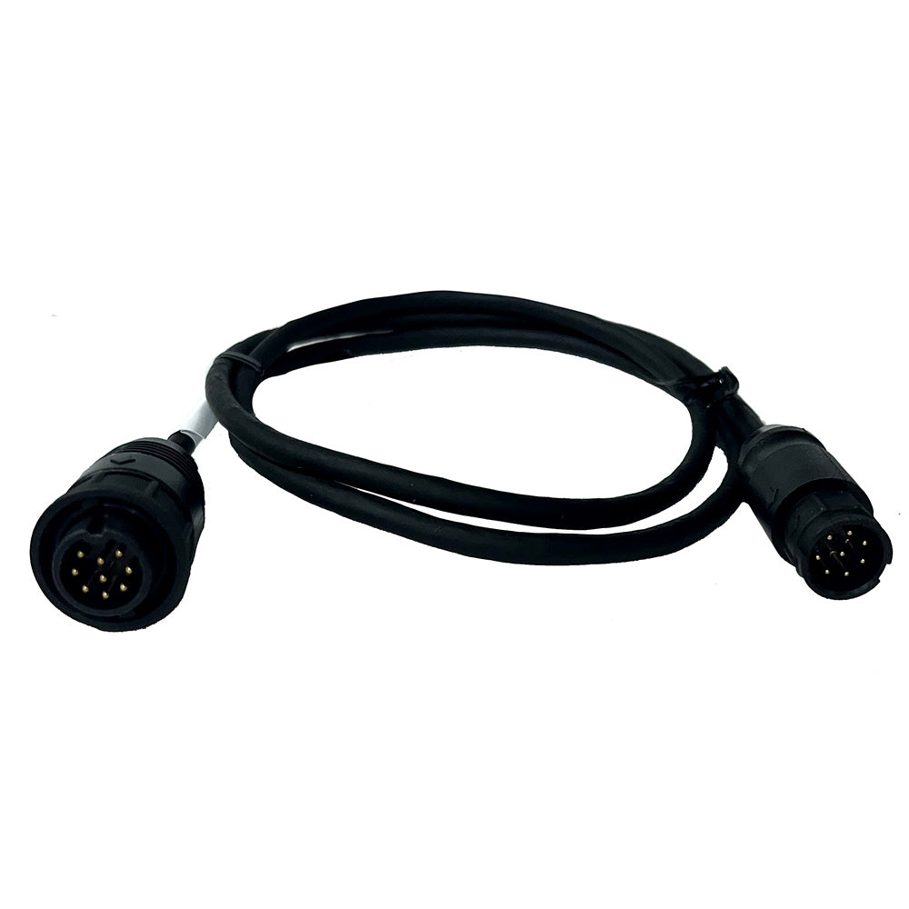 Echonautics 1M Adapter Cable w/Male 9-Pin Navico Connector f/Echonautics 300W, 600W 1kW Transducers - Deckhand Marine Supply