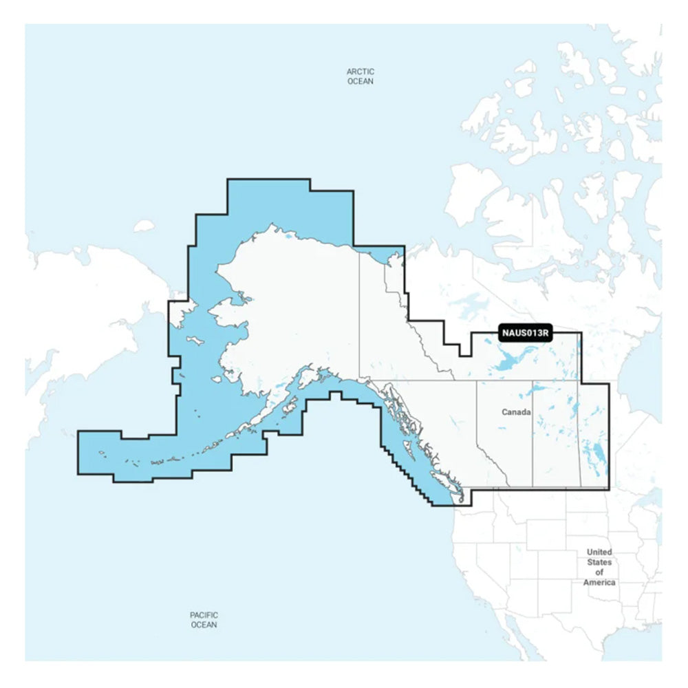 Navionics NAUS013R - Canada, West Alaska - Navionics+ - Deckhand Marine Supply