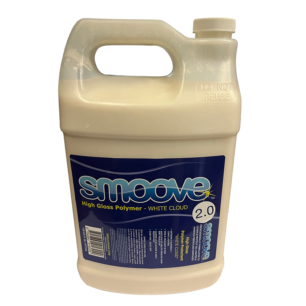 Smoove White Cloud High Gloss Polymer 2.0 - Gallon - Deckhand Marine Supply