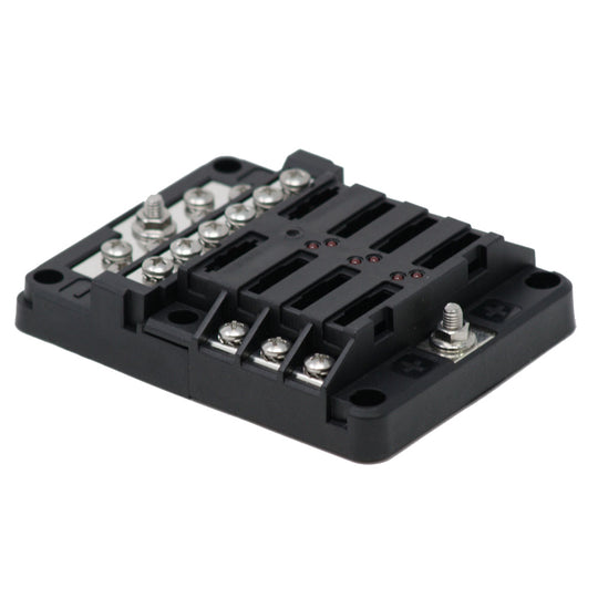 Egis RT Fuse Block 6 Position w/Ground  LED Indication - Deckhand Marine Supply