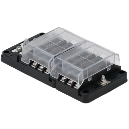 Egis RT Fuse Block 12 Position w/Ground  LED Indication - Deckhand Marine Supply