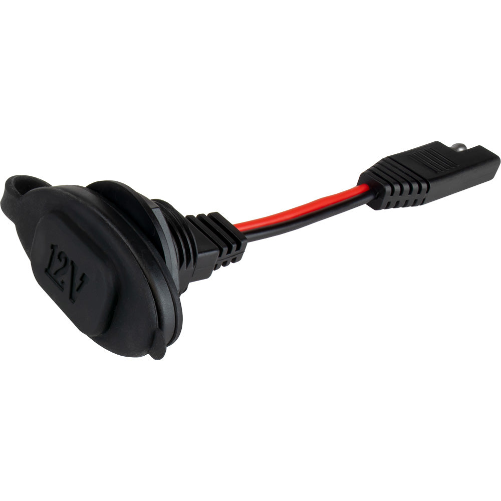 Sea-Dog Back Nut Mount Power Socket - Deckhand Marine Supply