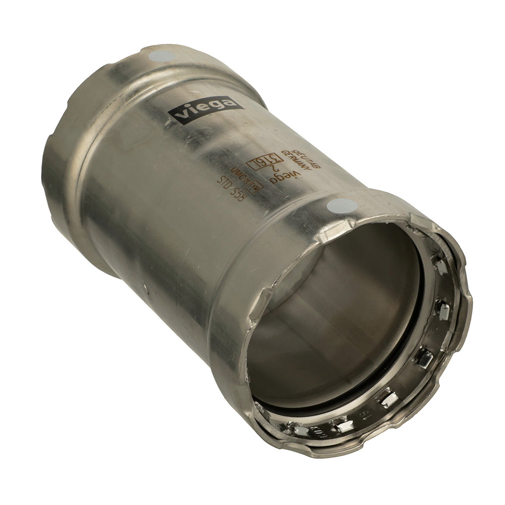 Viega MegaPress 316 FKM 1/2" Slip Coupling w/Stop - Deckhand Marine Supply