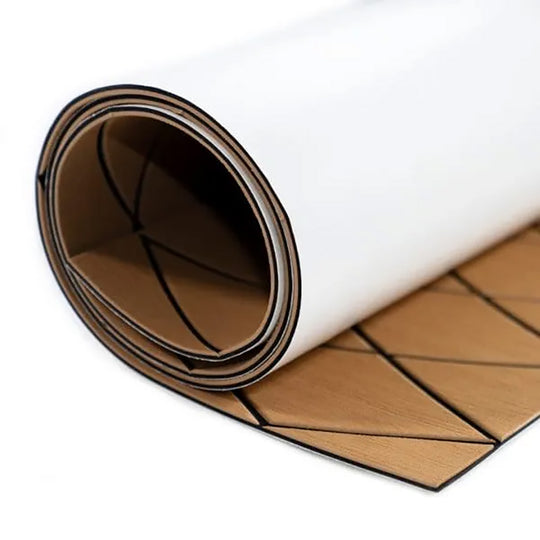 SeaDek 40" x 80" 6mm Two Color Diamond Full Sheet - Brushed Texture - Storm Grey/Black (1016mm x 2032mm x 6mm) - Deckhand Marine Supply