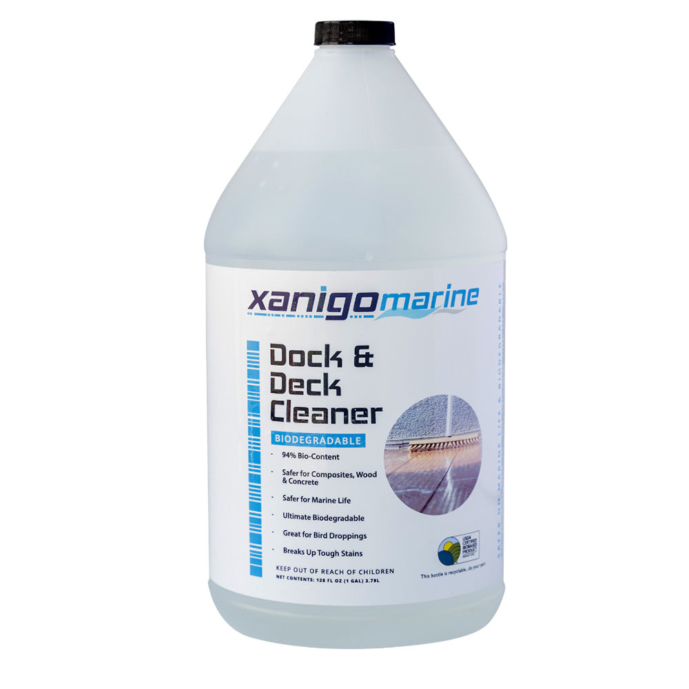 Xanigo Marine Dock Deck Cleaner - 1 Gallon - Deckhand Marine Supply