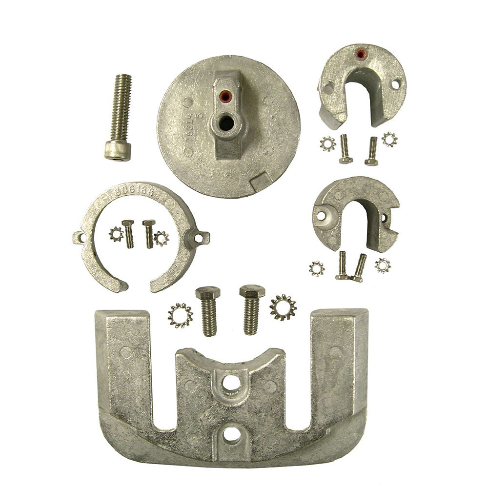 Performance Metals Mercruiser Bravo 1 Complete Anode Kit - Aluminum\ - Deckhand Marine Supply