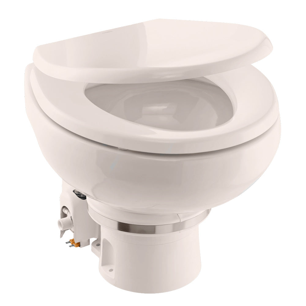 Dometic MasterFlush MF 7120 - Bone - Electric Macerating Toilet w/Orbit Base Slow Close Seat - Freshwater - 12V - Deckhand Marine Supply