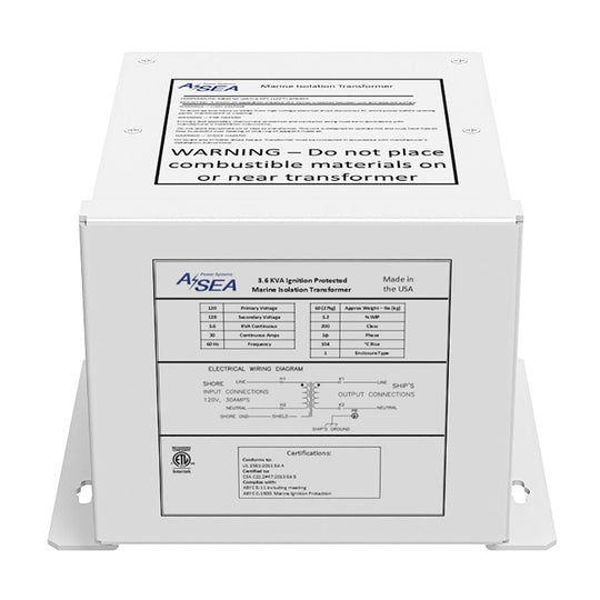 ASEA Power Systems 3.6 kVA Isolation Transformer - Deckhand Marine Supply