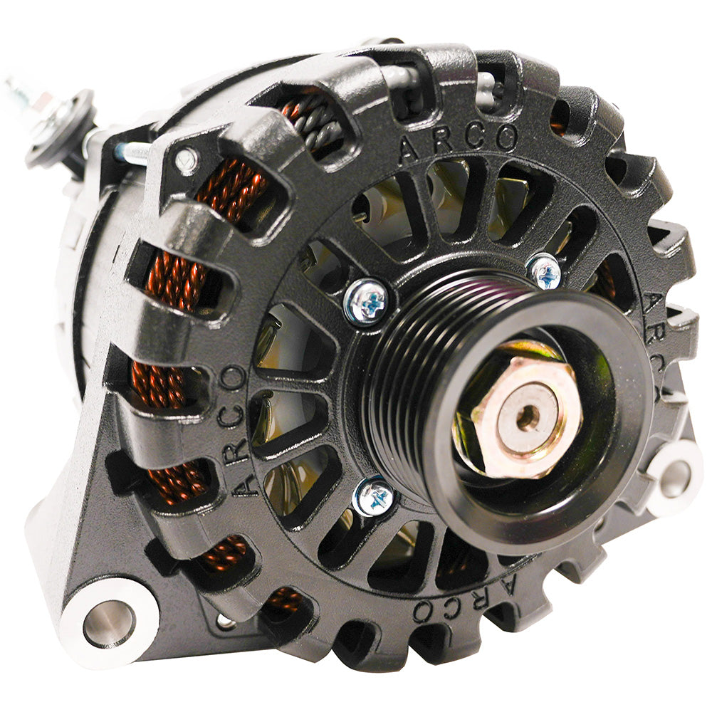 ARCO Marine Zeus A275L N62 Alternator w/Clutch Pulley Terminal Block - Deckhand Marine Supply
