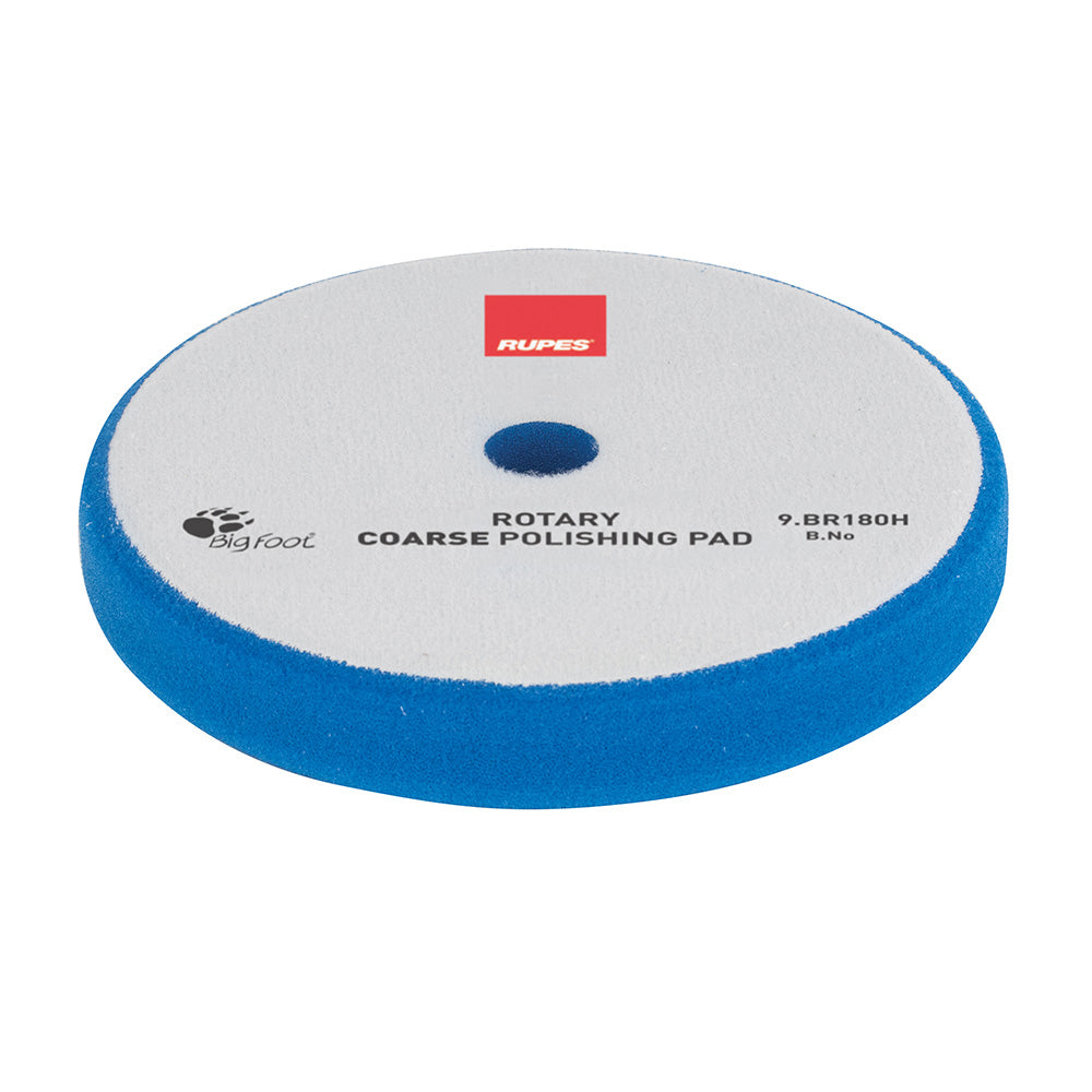RUPES Rotary Coarse Polishing Foam Pad 155/160mm - Blue - Deckhand Marine Supply