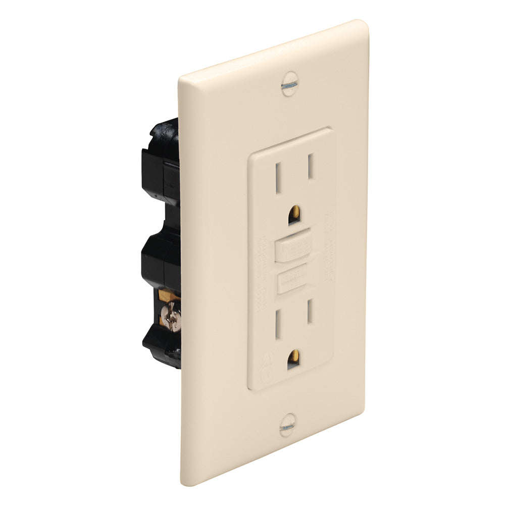 Marinco Ground Fault Circuit Interrupter (GFCI) - Ivory - Deckhand Marine Supply