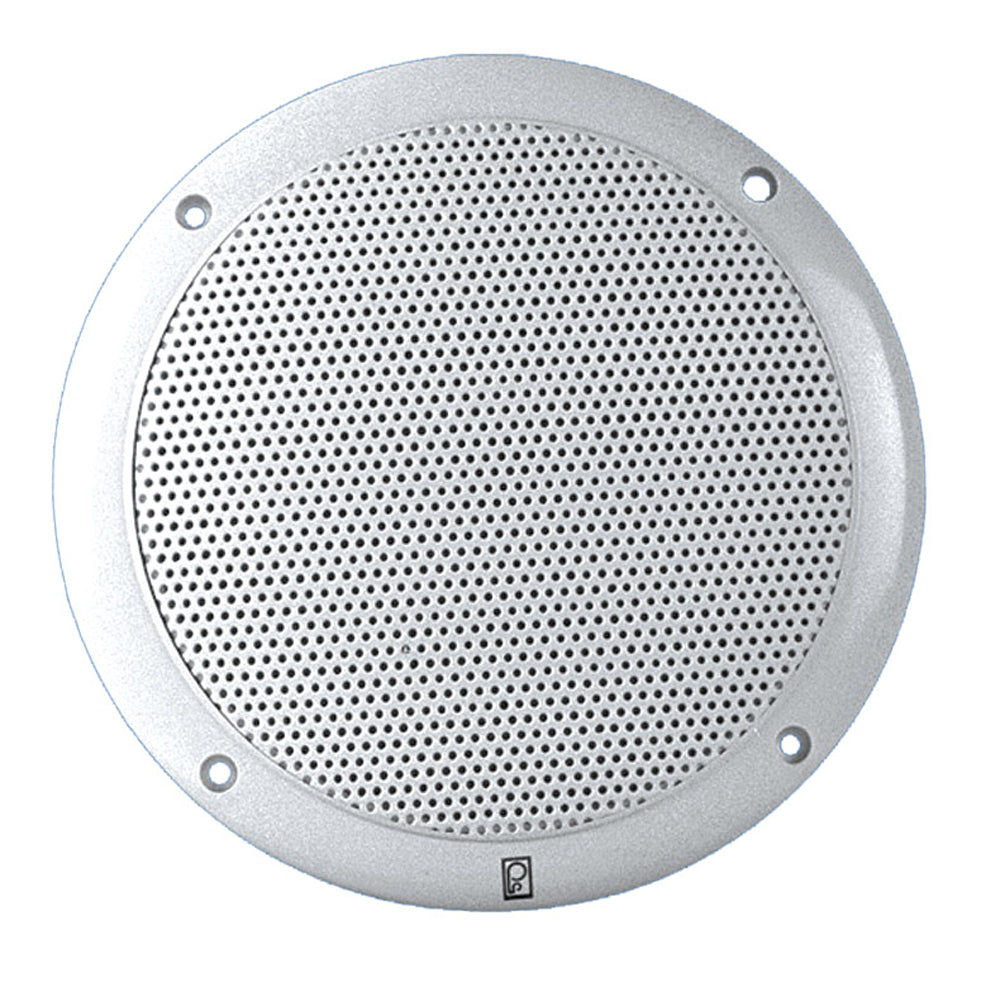 Poly-Planar MA-4055 5" 80 Watt Speakers - White - Deckhand Marine Supply