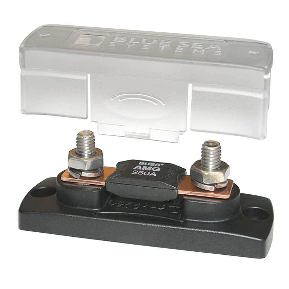 Blue Sea 5001 Fuse Block MEGA 100-300A w/Cover - Deckhand Marine Supply