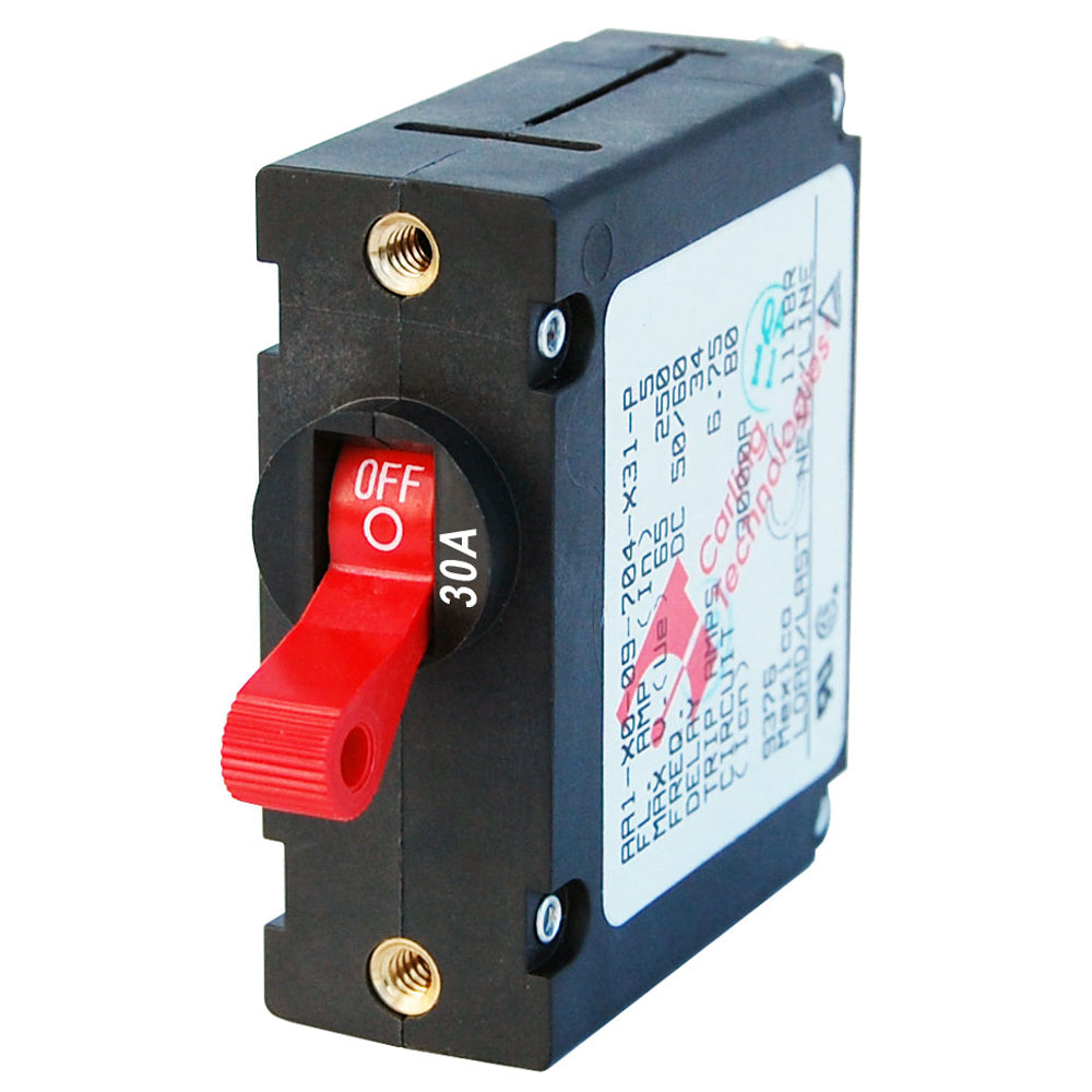 Blue Sea 7221 AC / DC Single Pole Magnetic World Circuit Breaker - 30 Amp - Deckhand Marine Supply