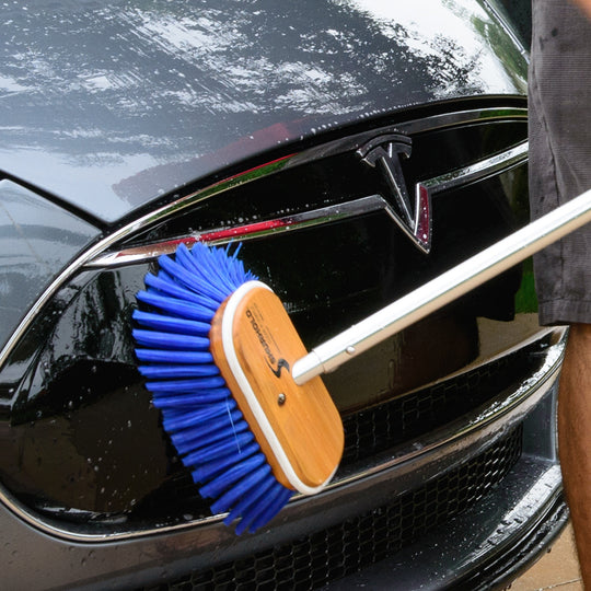 Shurhold 6" Nylon Extra Soft Bristles Deck Brush - Deckhand Marine Supply