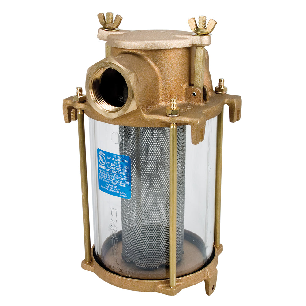 Perko 1/2" IPS Intake Strainer Bronze Made in the USA - Deckhand Marine Supply
