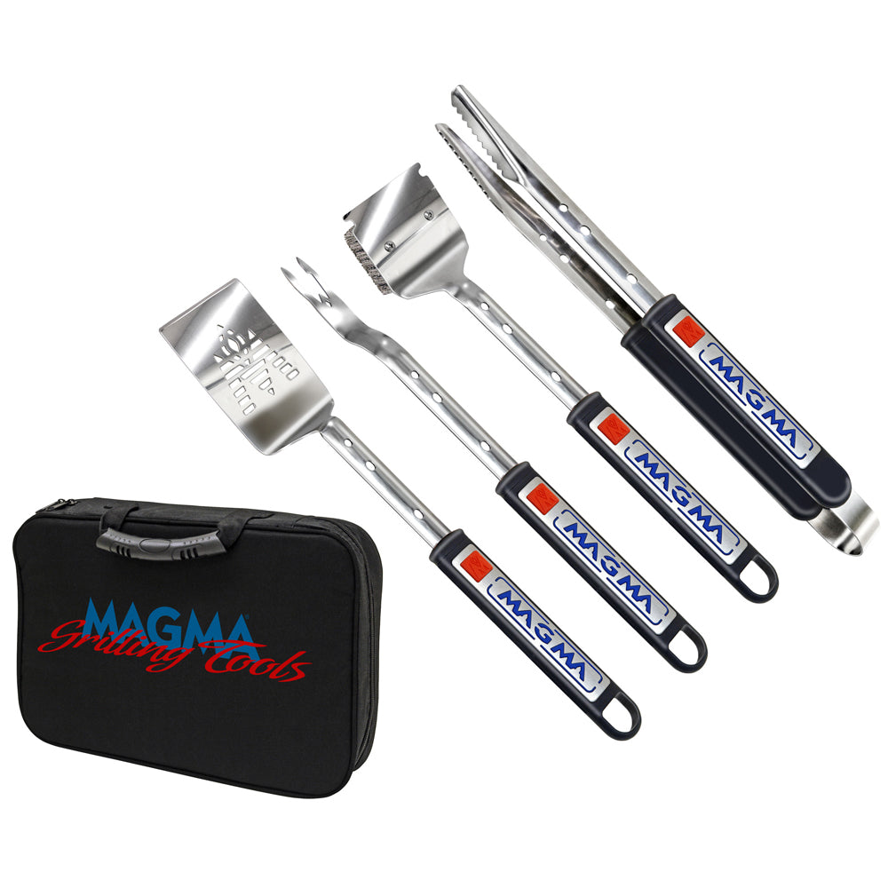 Magma Telescoping Grill Tool Set - 5-Piece - Deckhand Marine Supply