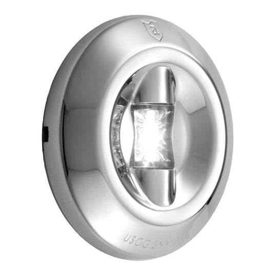 Attwood LED 3-Mile Transom Light - Round - Deckhand Marine Supply