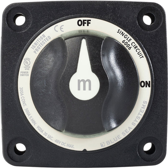 Blue Sea 6006200 Battery Switch Mini ON/OFF - Black - Deckhand Marine Supply