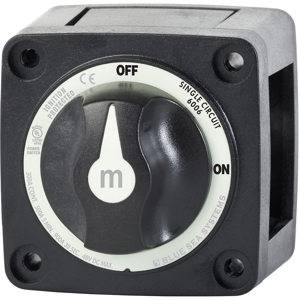 Blue Sea 6006200 Battery Switch Mini ON/OFF - Black - Deckhand Marine Supply