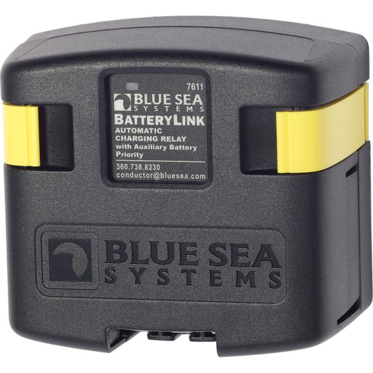 Blue Sea 7611 DC BatteryLink Automatic Charging Relay - 120 Amp w/Auxiliary Battery Charging - Deckhand Marine Supply