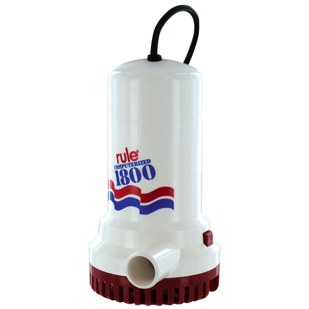Rule 1800 Sump/Utility Pump w/8' Cord - 110V Automatic - Deckhand Marine Supply