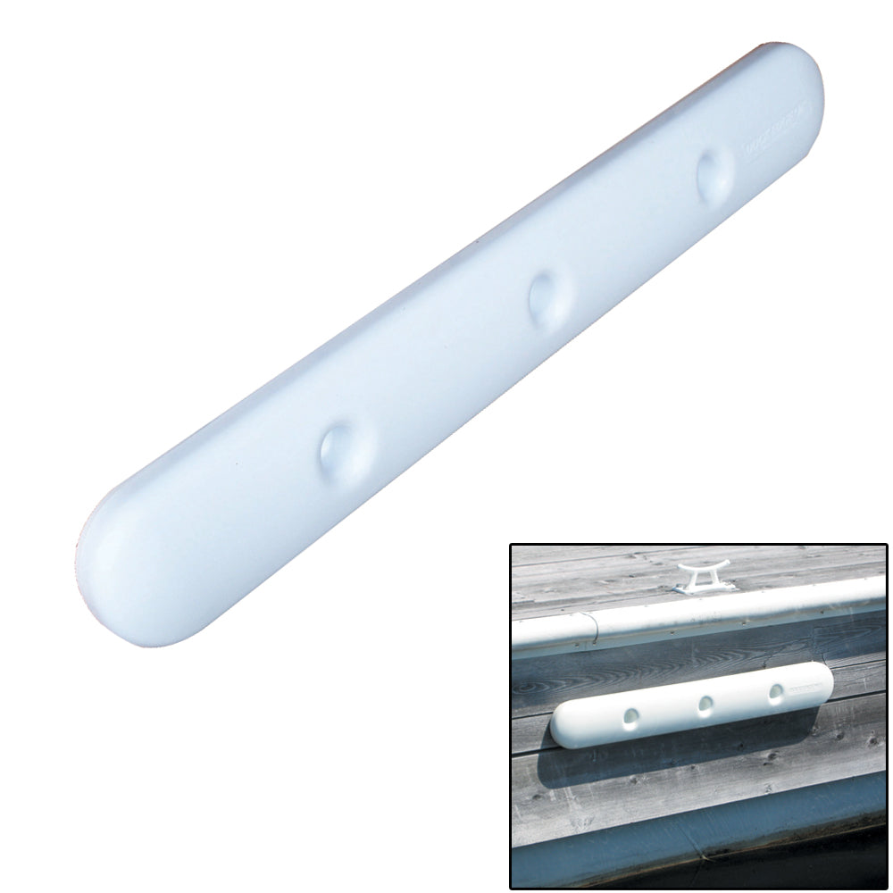 Dock Edge Ultragard 35" PVC Dock Cushion - White - Deckhand Marine Supply