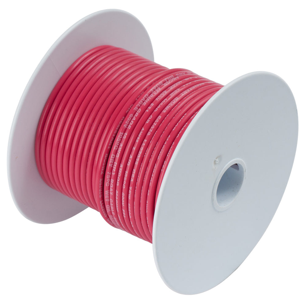 Ancor Red 2/0 AWG Tinned Copper Battery Cable - 50' - Deckhand Marine Supply