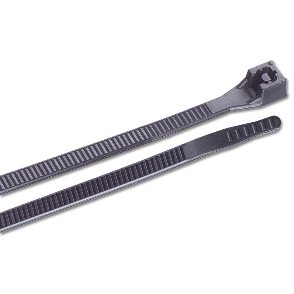 Ancor 6" UV Black Standard Cable Zip Ties - 25 Pack - Deckhand Marine Supply