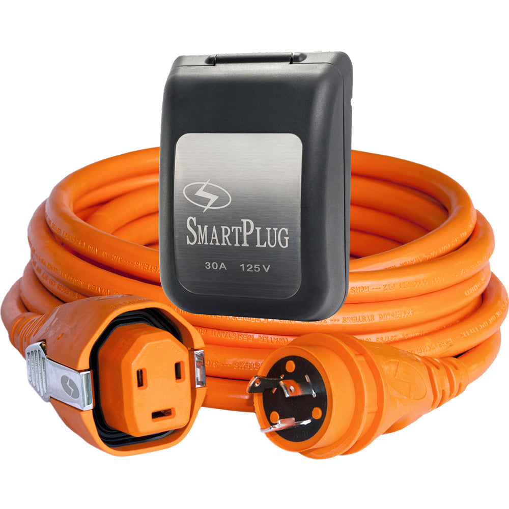 SmartPlug 30 AMP SmartPlug/Twist Type Cordset w/Black Inlet Cover- 50 - Deckhand Marine Supply