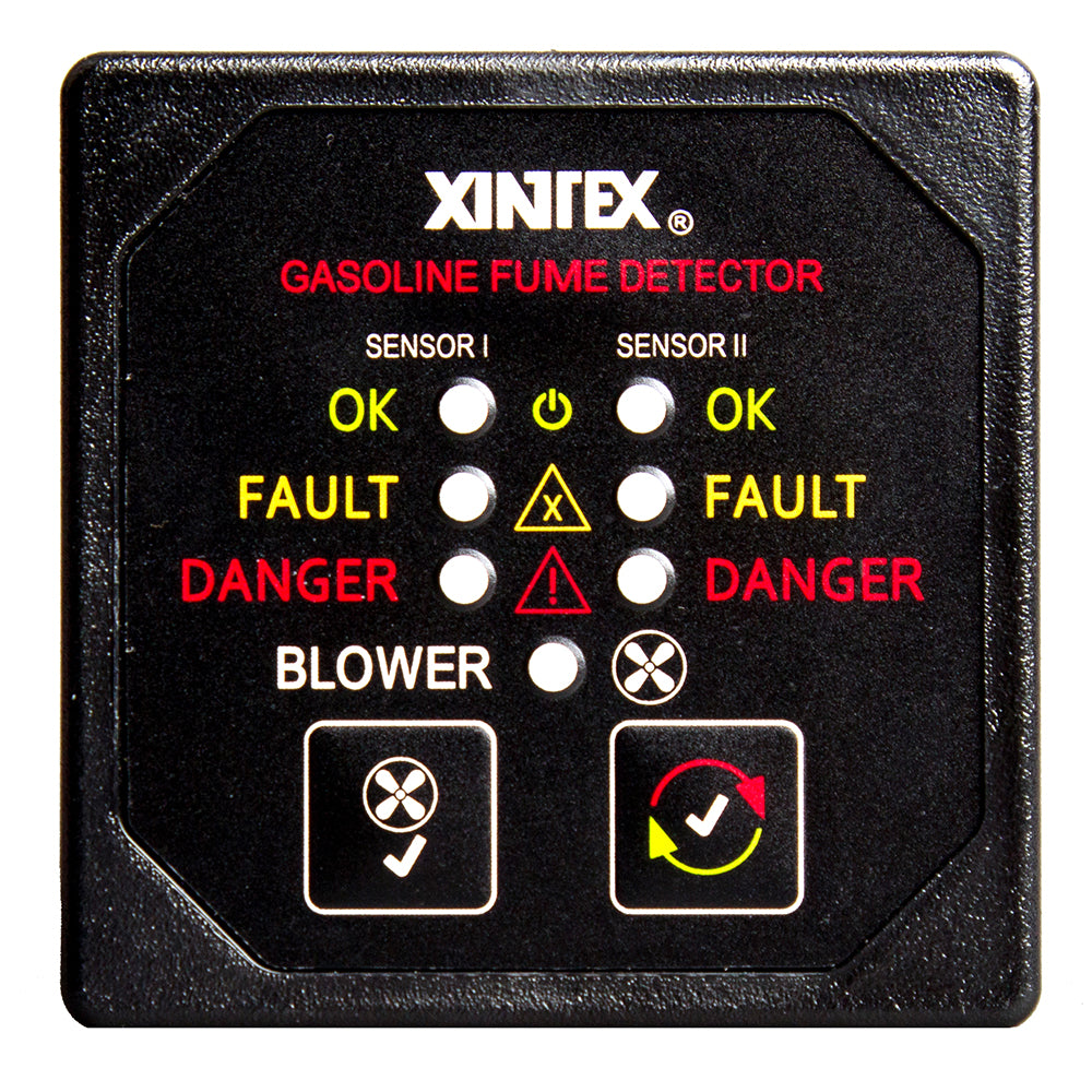 Fireboy-Xintex Gasoline Fume Detector w/Dual Channel Blower Control - 12/24V - Deckhand Marine Supply