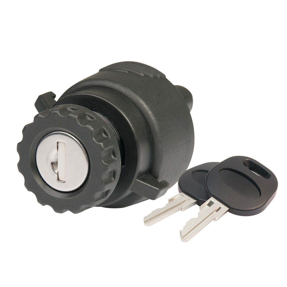 BEP 3-Position Ignition Switch - OFF/Ignition-Accessory/Start - Deckhand Marine Supply
