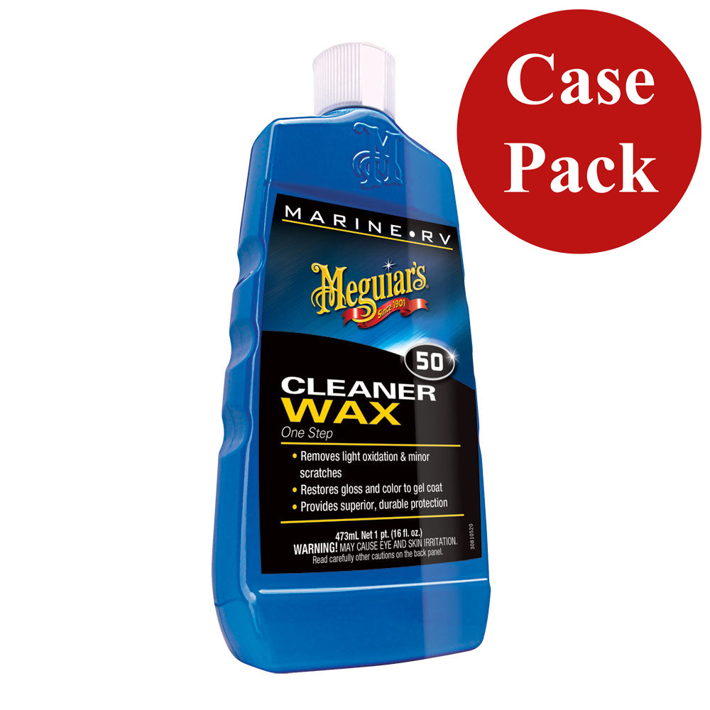 Meguiars Boat/RV Cleaner Wax - 16 oz - *Case of 6* - Deckhand Marine Supply