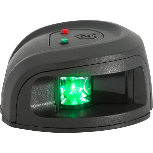 Attwood LightArmor Bow Mount Navigation Light - Composite Black - Bi-Color - 2NM - Deckhand Marine Supply