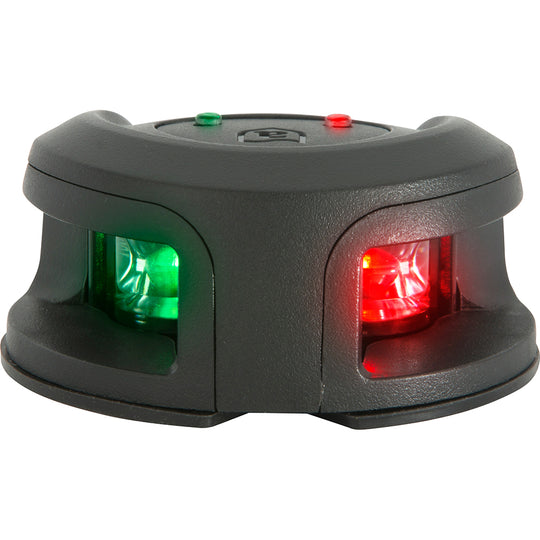 Attwood LightArmor Bow Mount Navigation Light - Composite Black - Bi-Color - 2NM - Deckhand Marine Supply
