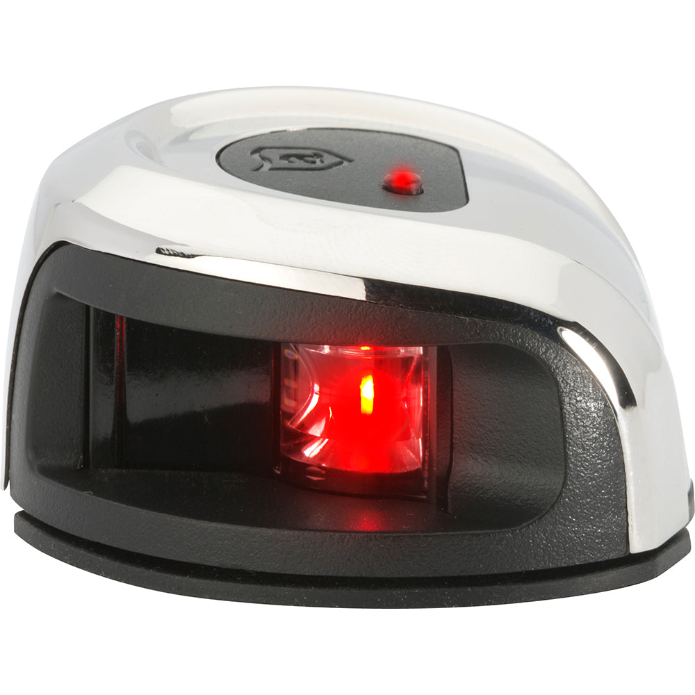 Attwood LightArmor Deck Mount Navigation Light - Stainless Steel - Port (red) - 2NM - Deckhand Marine Supply