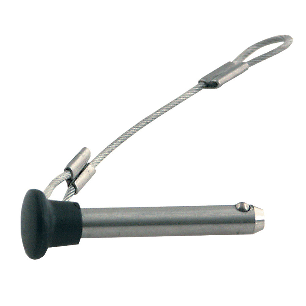 TACO Stainless Steel Pin Lanyard w/Plastic Knob - Deckhand Marine Supply