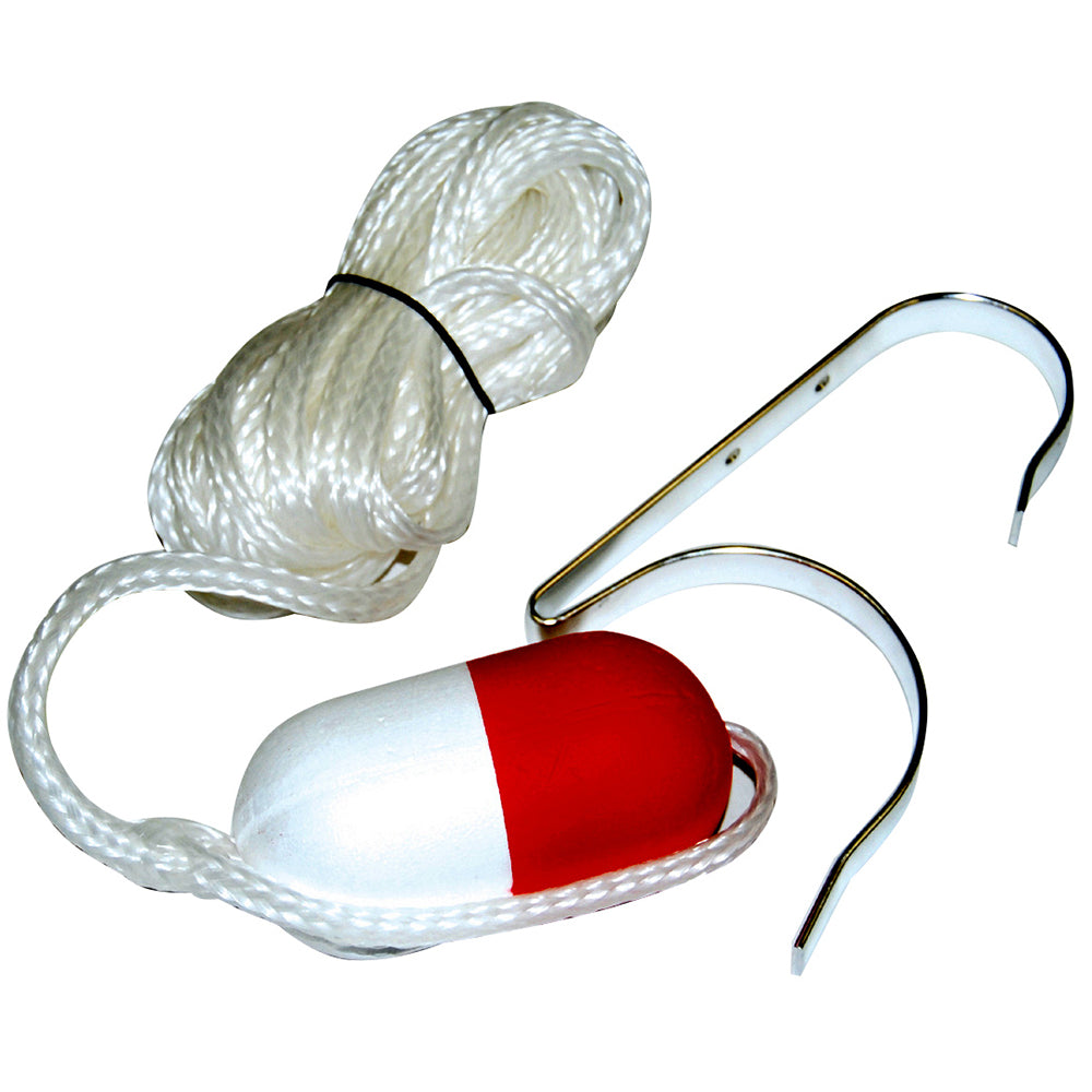 Taylor Made Ring Buoy Holder w/60' Heaving Line - Deckhand Marine Supply